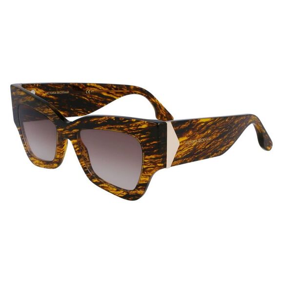 Victoria Beckham Brown Acetate Women's Sunglasses